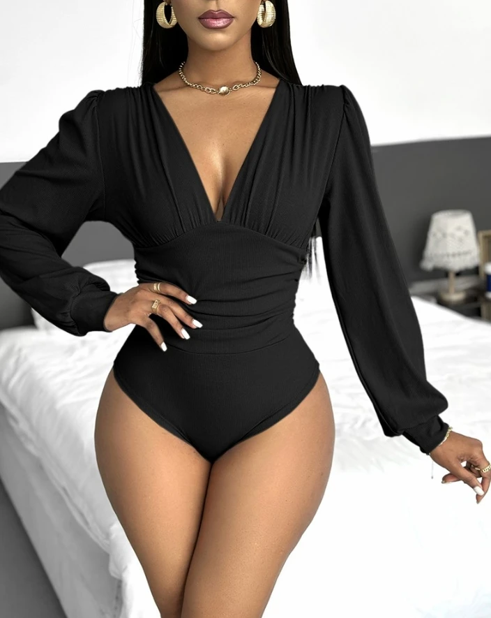 Vera Mont MIT VOLANT - Jumpsuit - schwarz/zwart