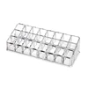 24 Lattices Acrylic Lipstick Organizer Lip Gloss Container Plastic Nail Polish Storage Box Makeup Holder Cosmetics Display Rack 1