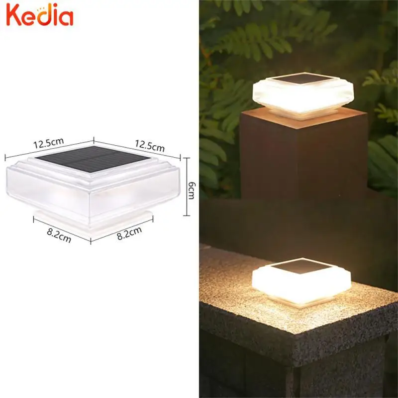 

Садовые светильники, уличная новая настенная лампа на солнечной энергии, умная лампа с регулируемой яркостью, водонепроницаемая лампа, уличное освещение, дверной столб, лампа для забора