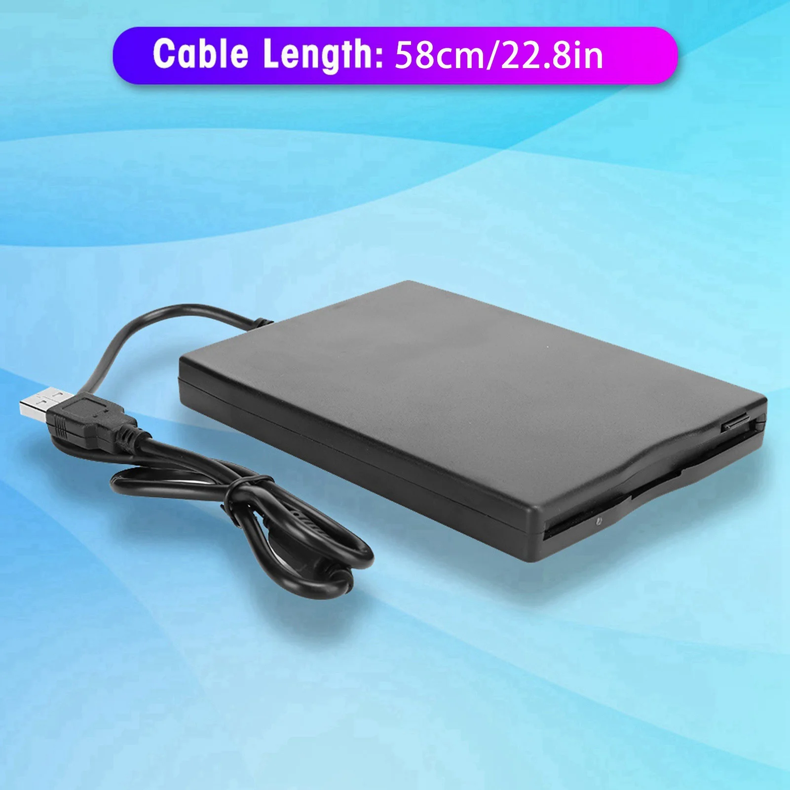 External Floppy Drive Disk Portable 3.5‑Inch Card Reader Computer Accessory External Removable floppy disk reader drive floppy drive emulator