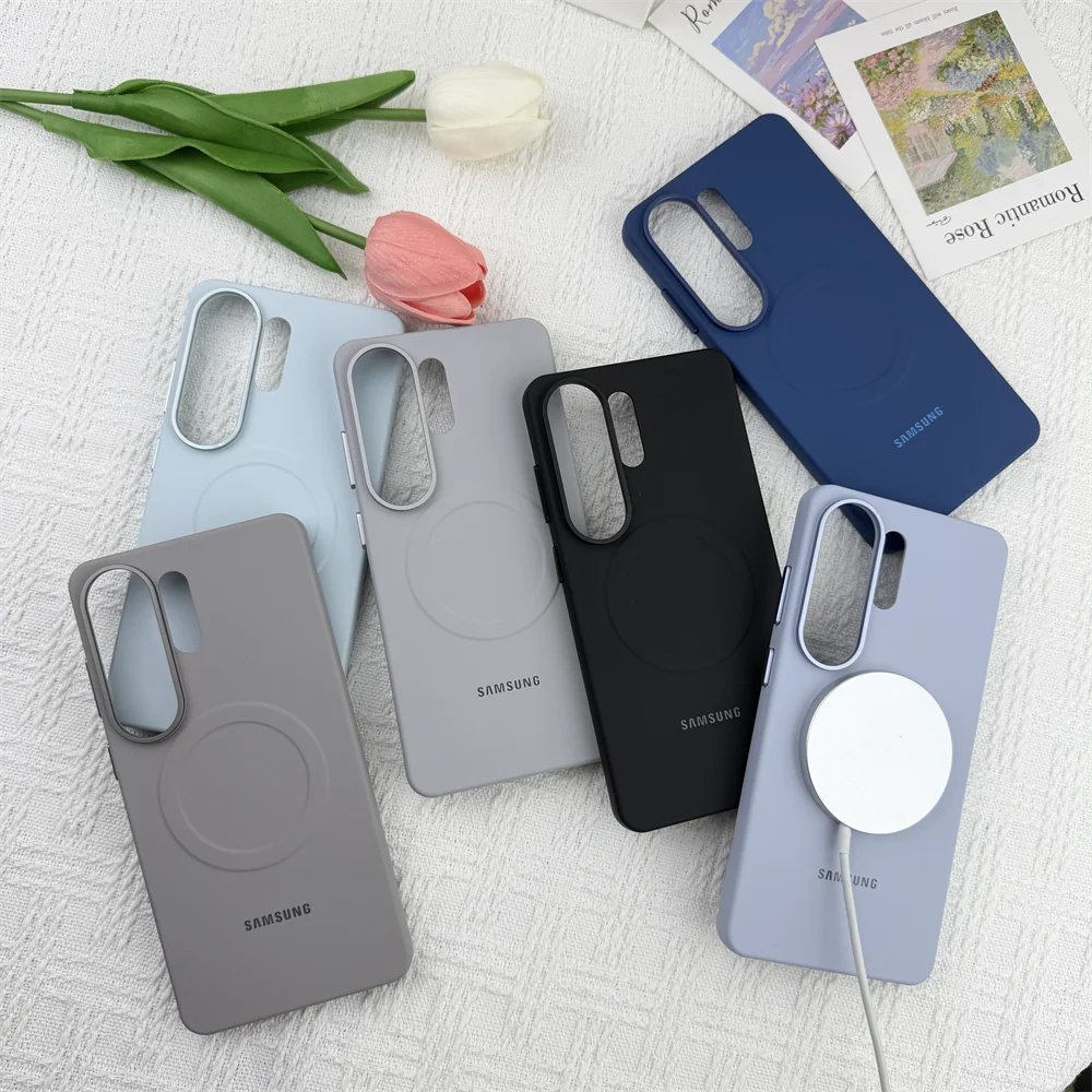 Ultra Slim Magnetic Case for Wireless Charging - Shockproof Protection Cover
