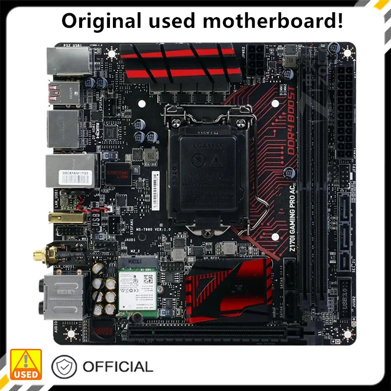 Per Z170I Gaming Pro Ac Scheda Madre Desktop Usata Originale Intel Z170 64Gb Ddr4 Lga 1151 I7/I5/I3 Usb3.0 Sata3