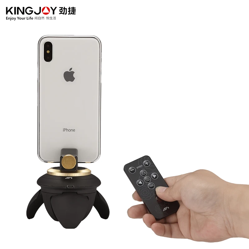 AFI Mini Electric Time Lapse Head 360 Degree Panorama Rotation Tripod Head for Smartphones GoPro DSLR Camera Tripod Video Rrcord