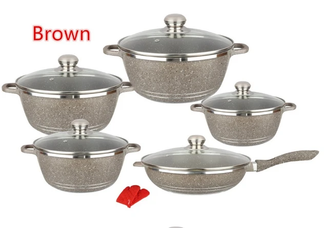 Oxo Non Stick 10 Piece Cookware Pots Pans Set