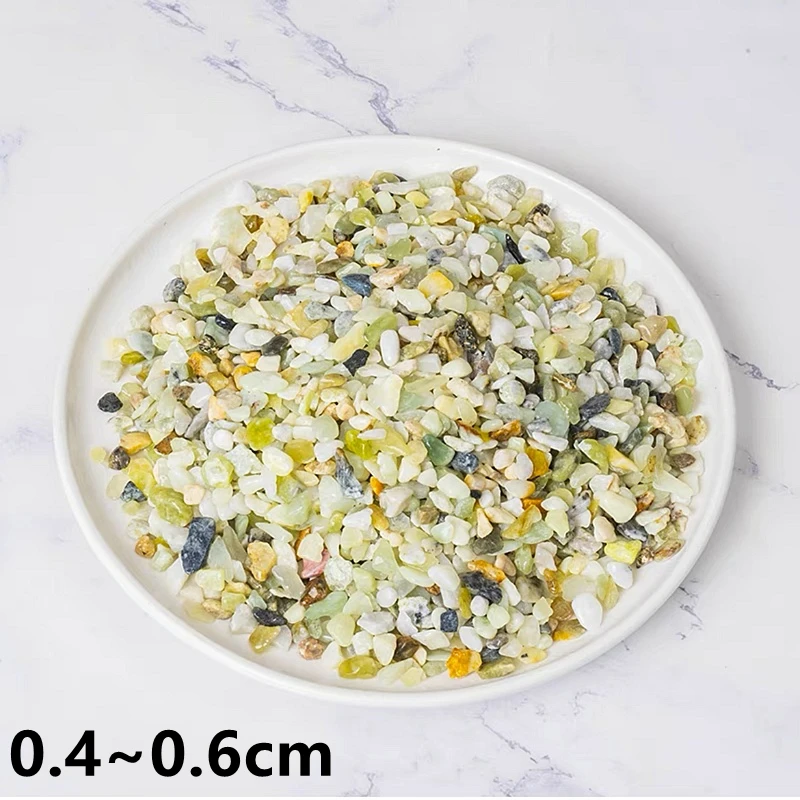 Arena para fondo de pecera, accesorios para acuario, plantas en maceta, bricolaje, decoración del hogar, paisaje, jardín, grava natural, 100/200/500 g
