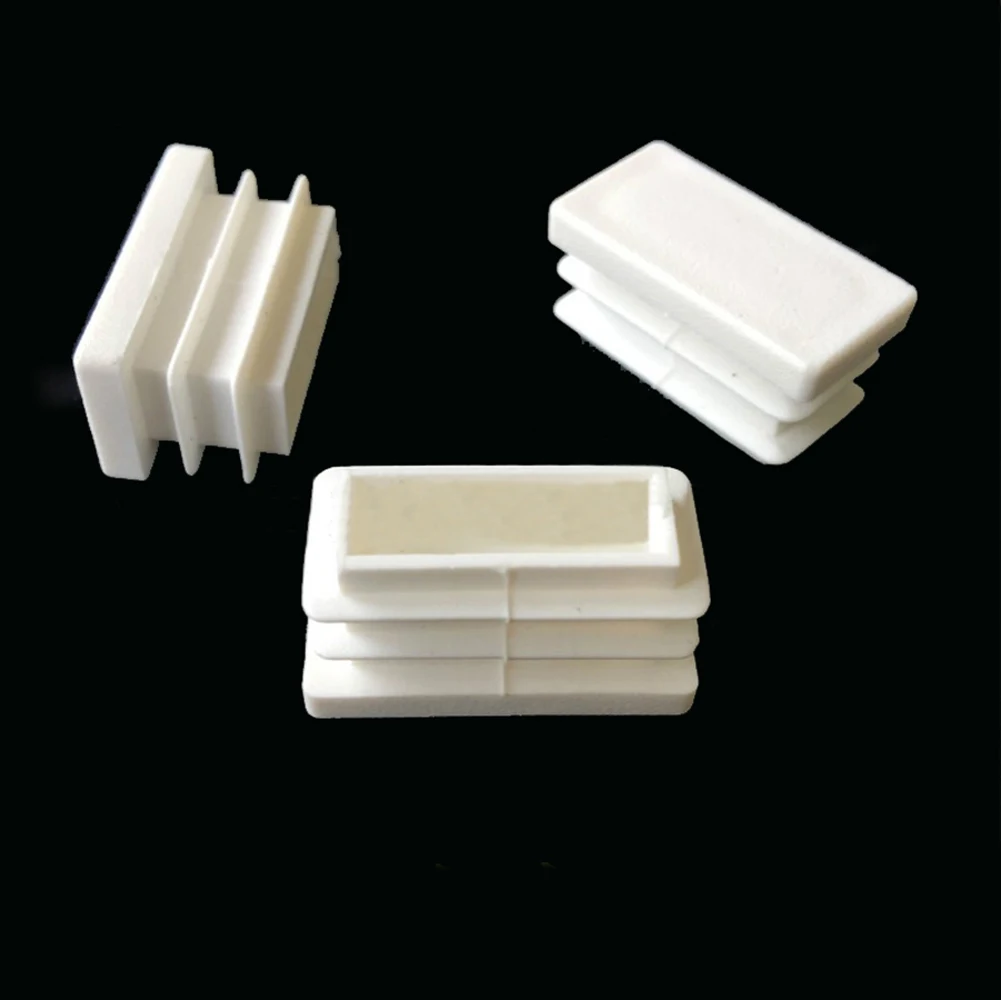 2/4/10pcs Plastic Rectangle Blanking End Cap Tube Pipe Box Section Inserts Plug Bung 10x20-100x200mm Chair Leg Dust Cover pipe end cap silicone rubber caps rubber caps silicone rubber plugs floor protector caps