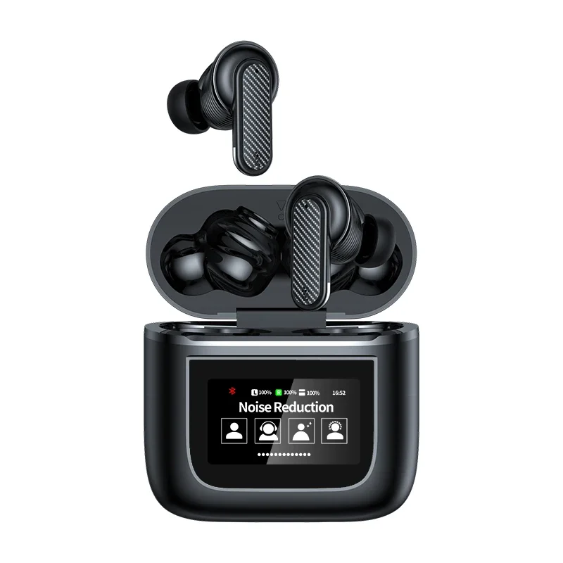 YW05 TWS Earphones Newest LCD Touch Screen Wireless Earphones with Noise Cancelling Sport YW05 Earbuds For JBL