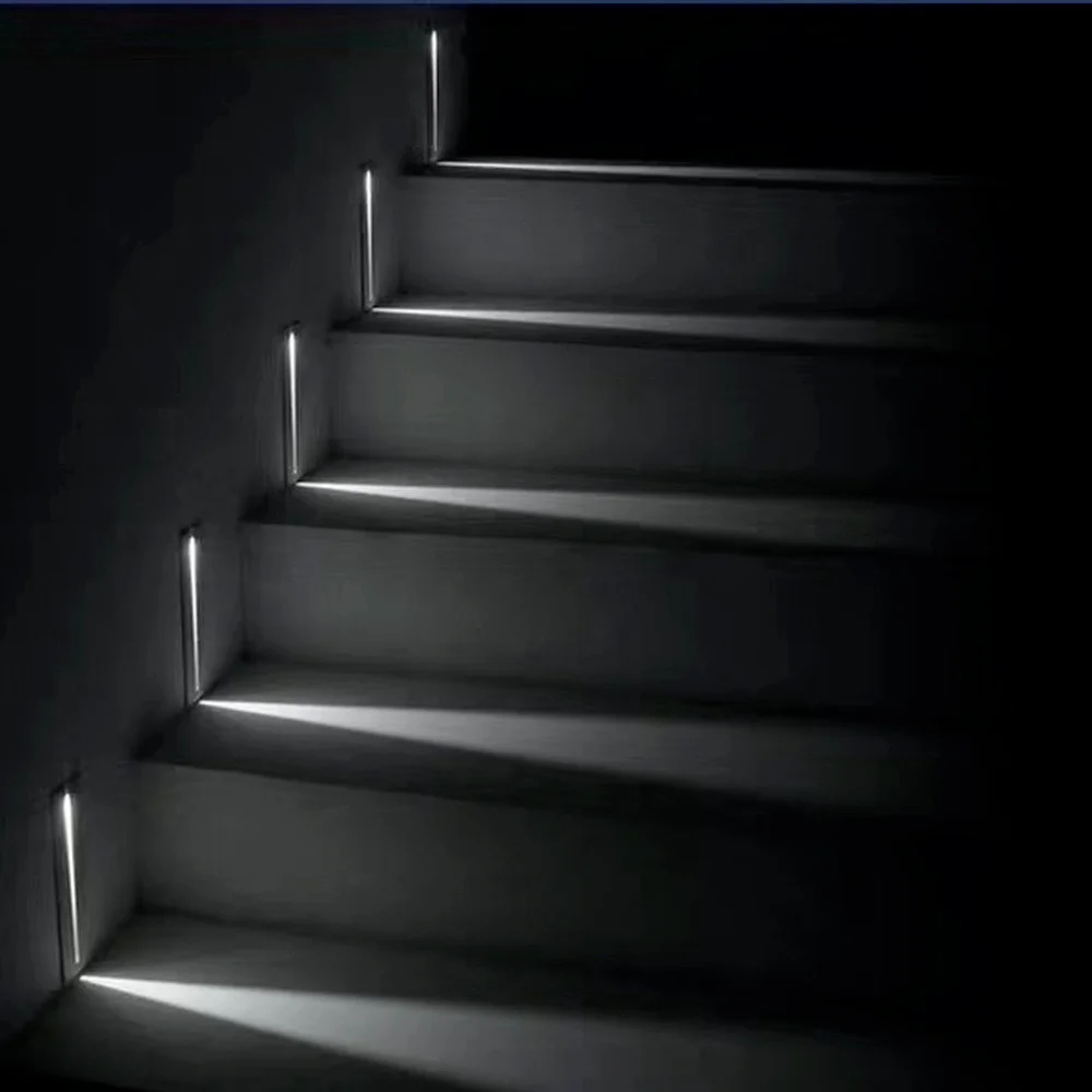Slim Wall Stairs Light LED 3W Wall + Lamps Step Lamp Indoor lighting Nightlight Stairway Led Corridor Foyer Kitchen Hallway Lamp 6