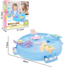 

2022 Eat Ball Frog Board Game Multiplayer Competitive Race Interactive Toy Play with Friends Educational Stickers Gift For Kids