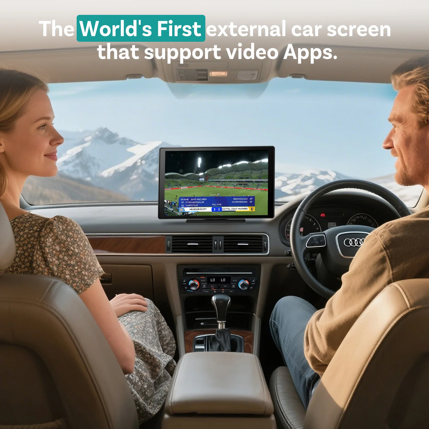 Ottocast Express 9 Inches Car Touch Screen for Netflix Youtube