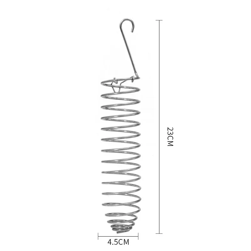 1/2Pcs Multi-Purpose Bird Feeder Stainless Steel Cage Hanging Basket Parrot Feeder Pet Feeding Rack Supplies for Bird Parrots