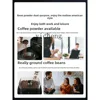 Zz automatic coffee machine small bean flour dual-purpose home office grinding integrated 4