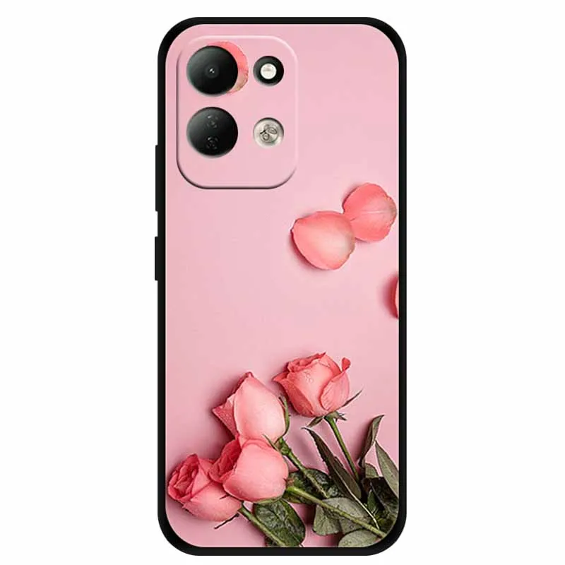 Lion Design Soft Silicone Phone Cover - Black TPU Bumper Case