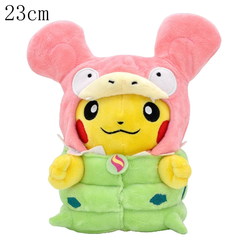 Cosplay Pikachu Pokemon Plush Cos Eevee Charizard Snorlax Garchomp Tyranitar Hydreigon Ampharos Stuffed Doll Toy For Kid Gift