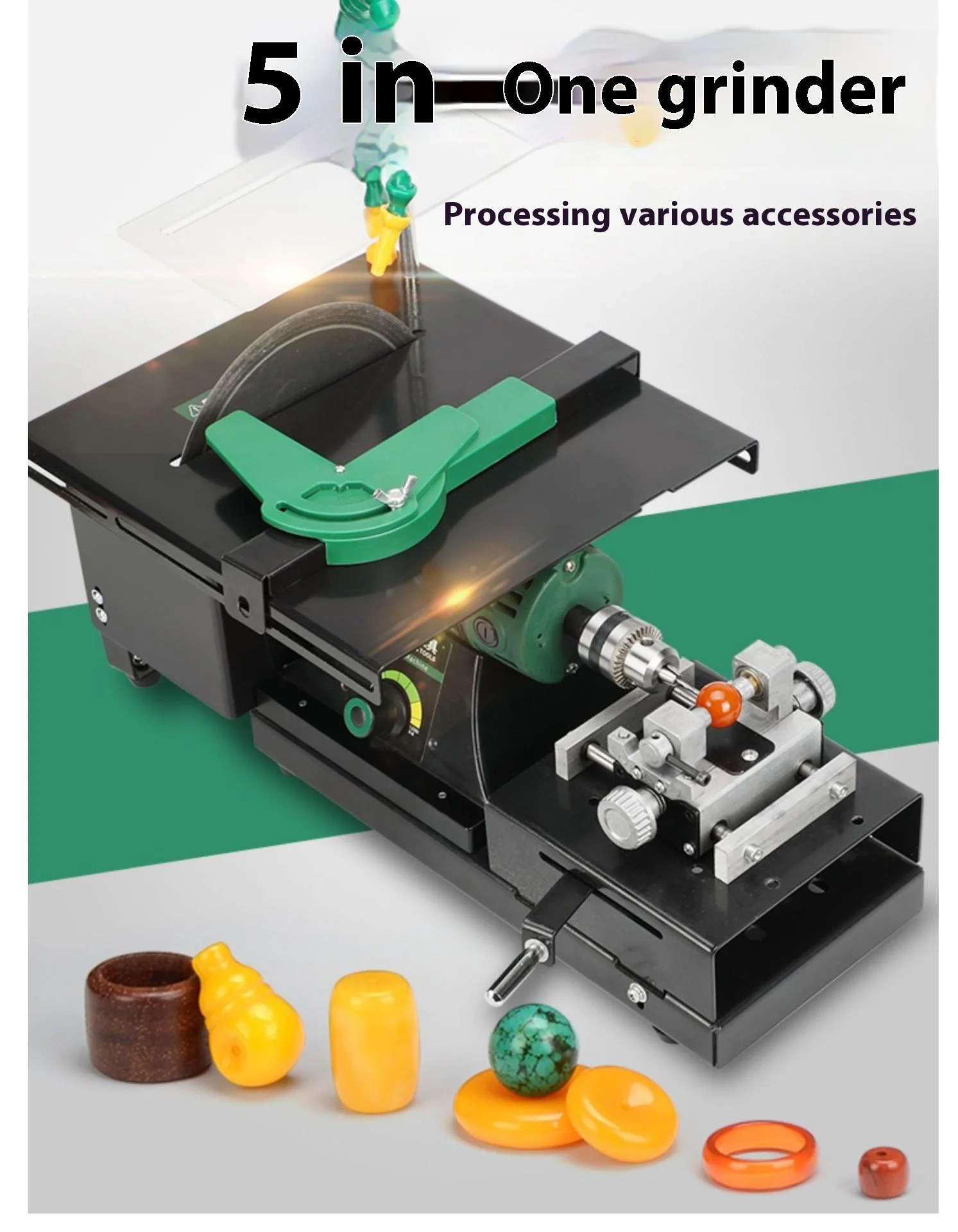 Multifunctional Table Saw Stone Polishing Tool Small Jade Emerald Cutting Engrav