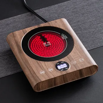 800W Ultra-thin Electric Ceramic Stove Multifunctional Tea/Coffee Electric Hot Plate Timing Mini Tea Stove Fast Water Boiler 1