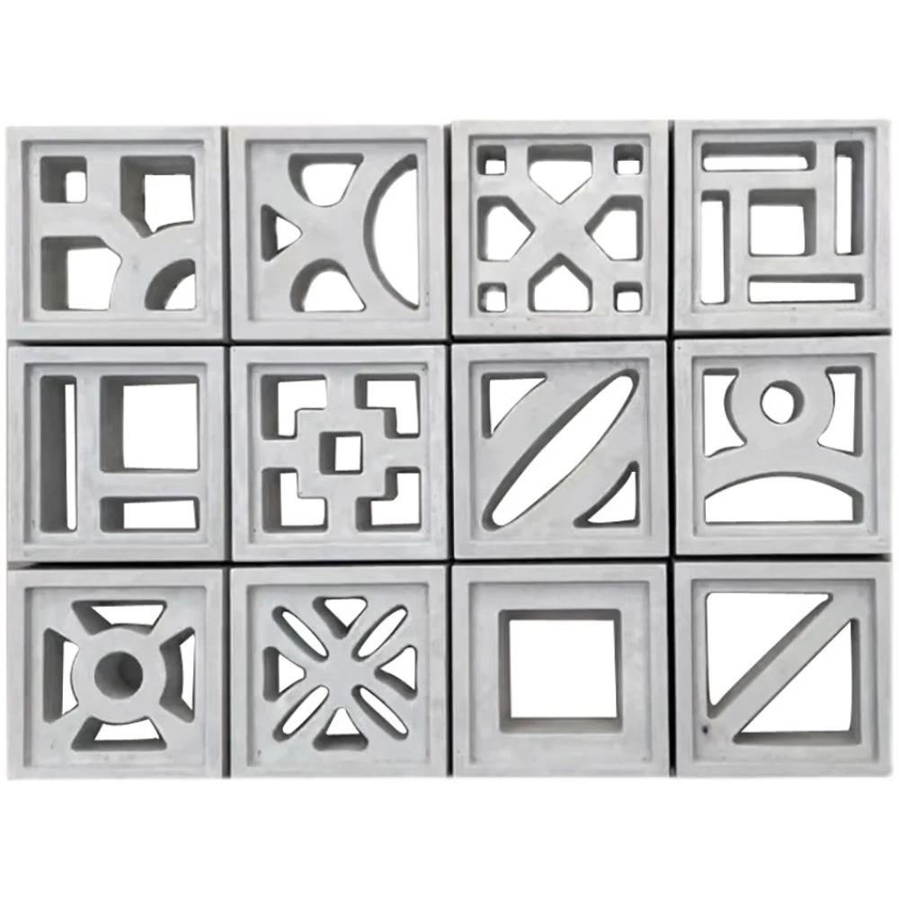 Hollow Diamond Garden Concrete Mold 6
