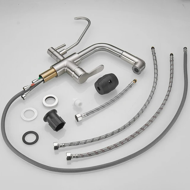 Touch Filter ก๊อกน้ําห้องครัวพร้อมดึงลงร้อนเย็นอ่างล้างจาน TAP 3 วิธีเซ็นเซอร์น้ําบริสุทธิ์ Touch บนก๊อกน้ําห้องครัว 6