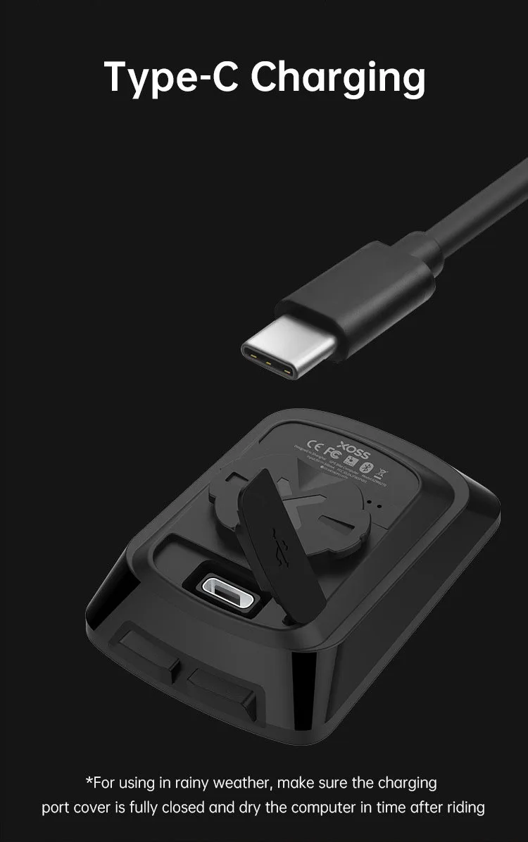 Imagem do computador de ciclismo XOSS G2 8