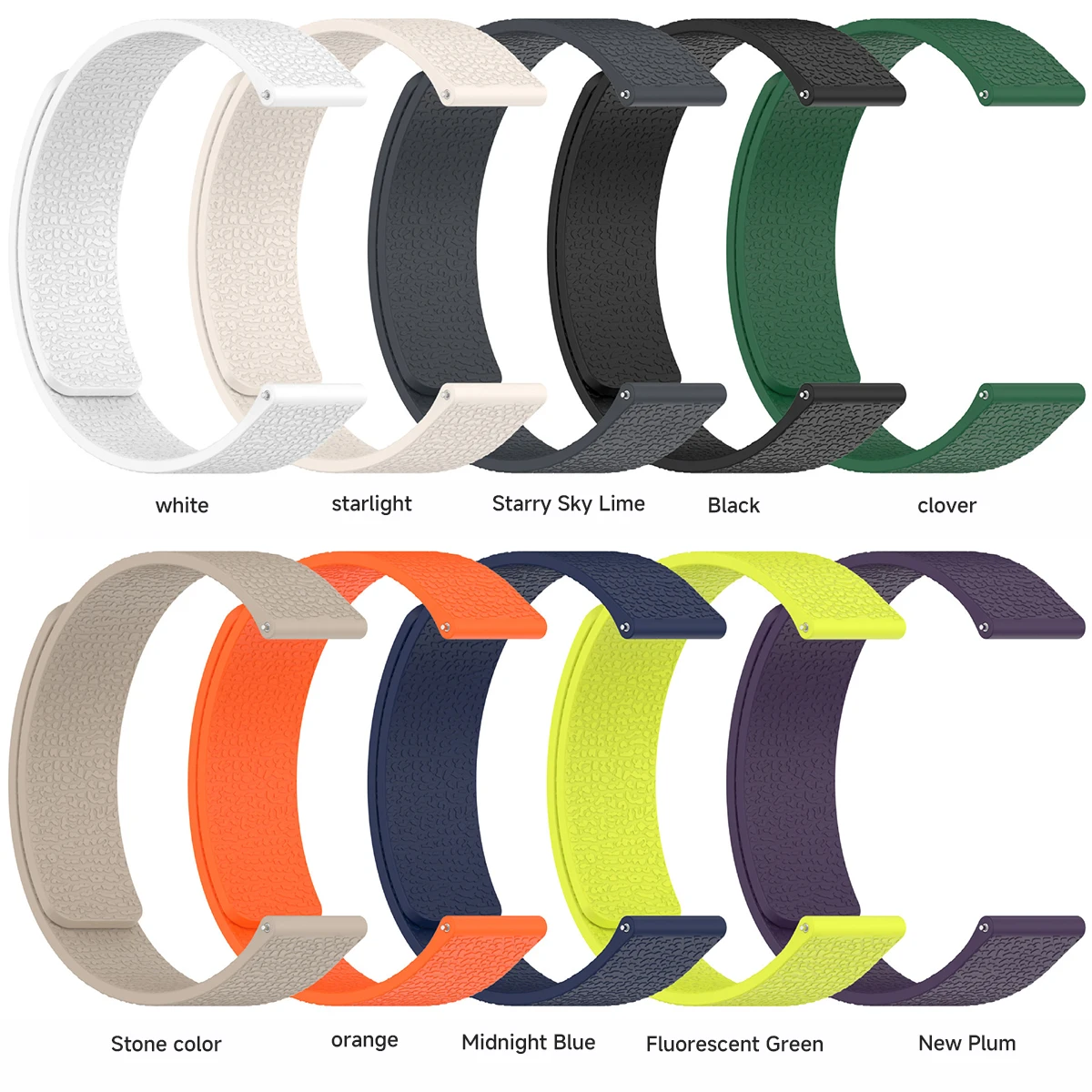 Silicone Magnetic Loop Strap - Versatile & Stylish Smartwatch Bracelet