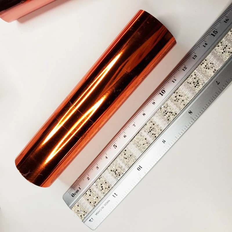 Description Picture 4 of itemChzimade 5M Hot Stamping Foil Roll Paper Holographic Heat Transfer Foil Vinyl Film For Cards Making Iron On Leather Diy Crafts