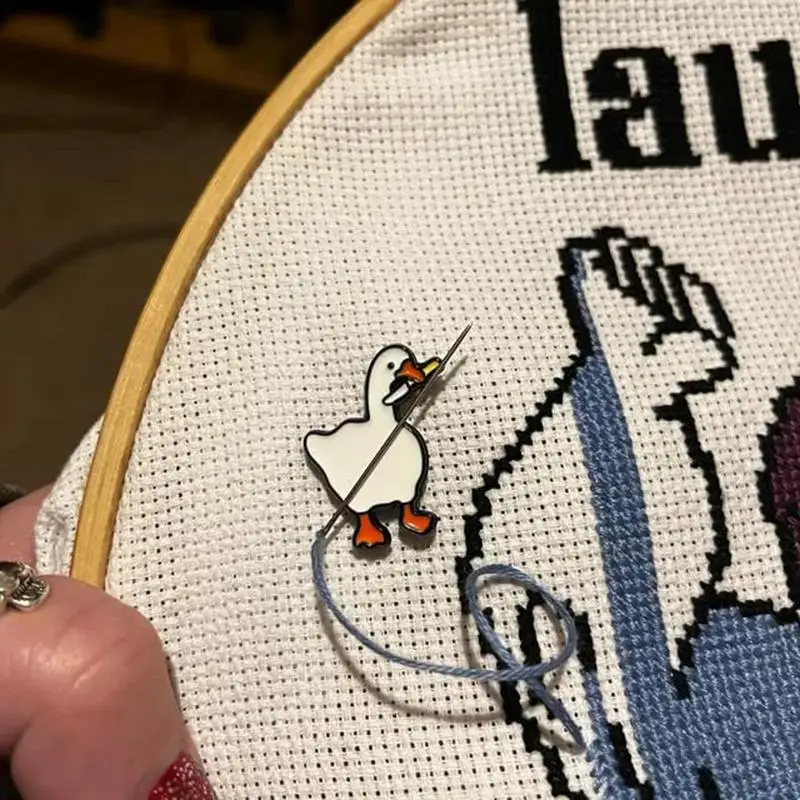 Duck Shaped Quilting Pin Minder Magnetic Needle Minder Cute Animal Shape Quilting Needle Minder For Quilter Tool Embroidery