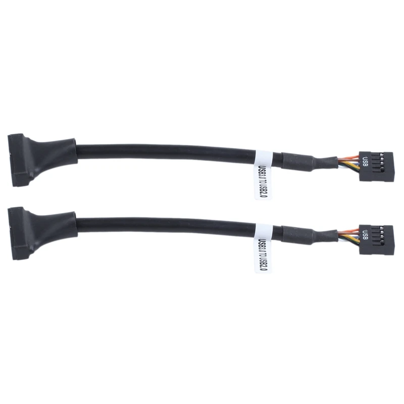 

2X 15Cm USB 3.0 20 Pin Header Male To USB 2.0 9 Pin Female Adapter Cable