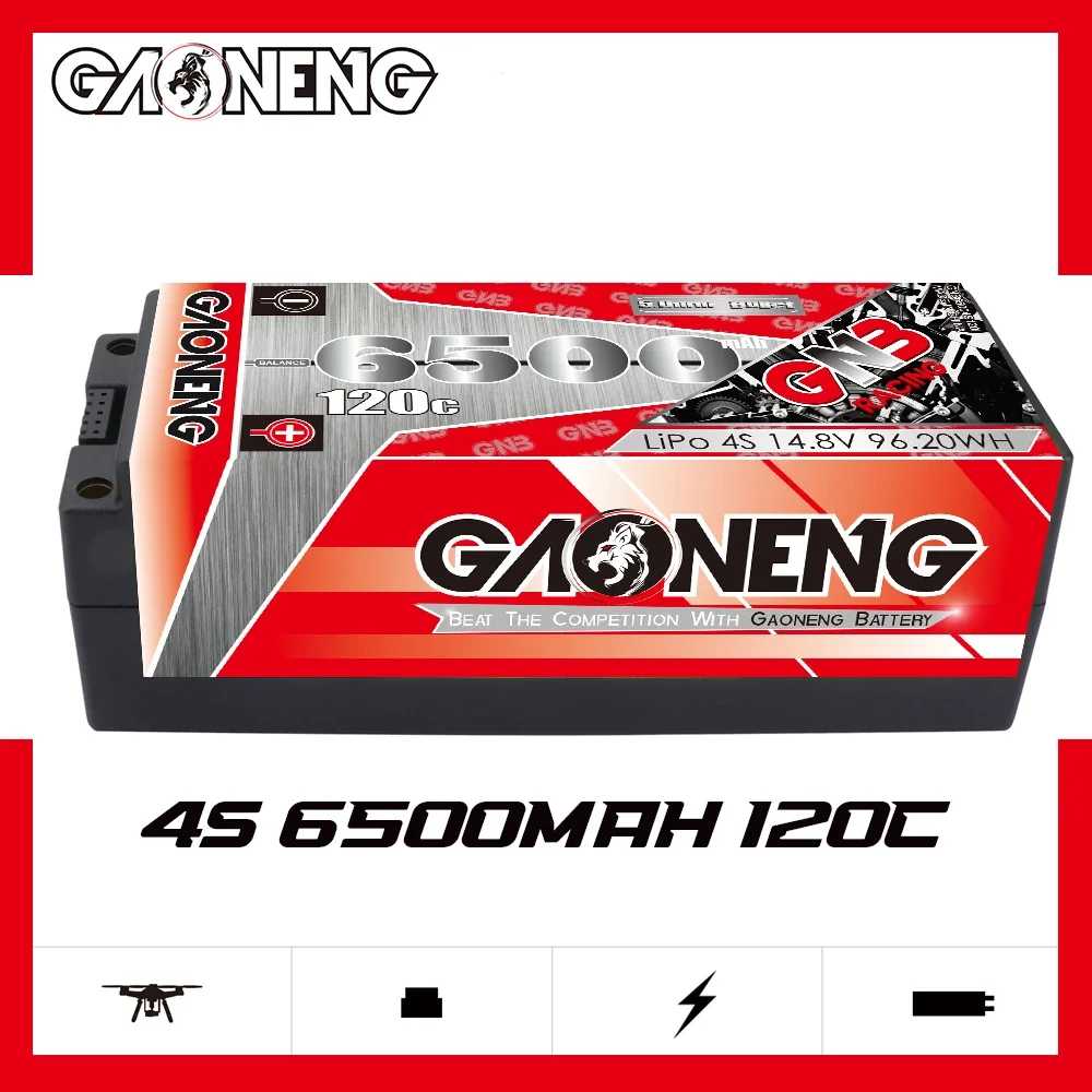 

Батарейка Gaoneng GNB, 6500 мАч, 14,8 в, 5,0 C, мм, XT90/XT60/T/EC5