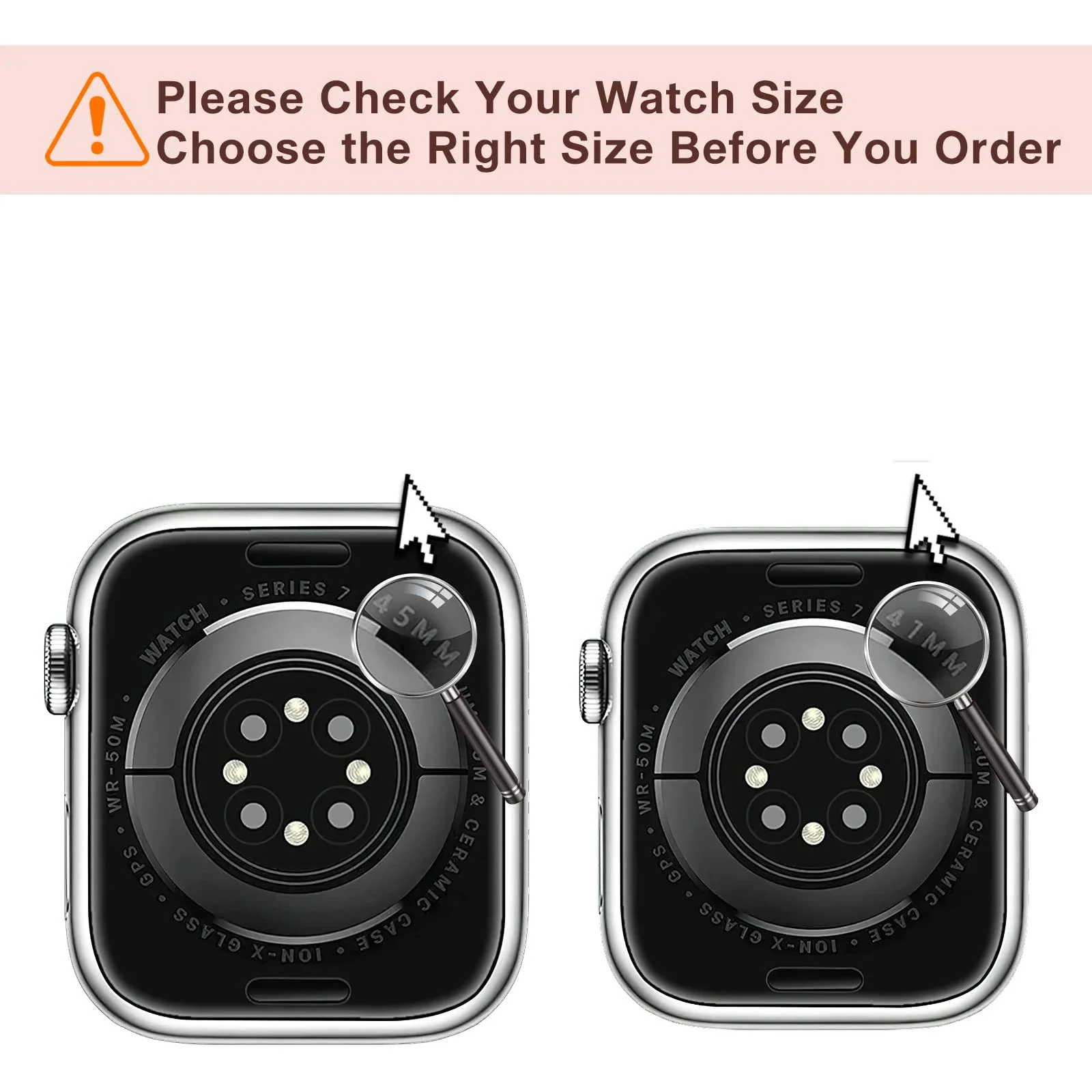รูปสินค้า สายนาฬิกา Apple Watch วัสดุข้น ใส่ได้หลายขนาด