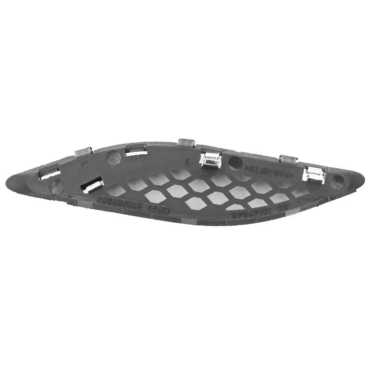 1Pair Exhaust Vents Wing Chrome Strip 670029940 670029939 for 2014- Car Air Outlet Trim Cover