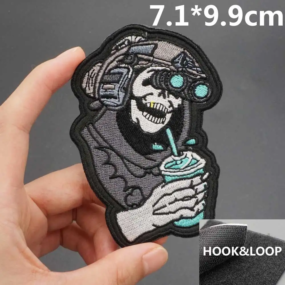 Creative Embroidered Cloth Patches Hook And Loop Fasteners - Temu