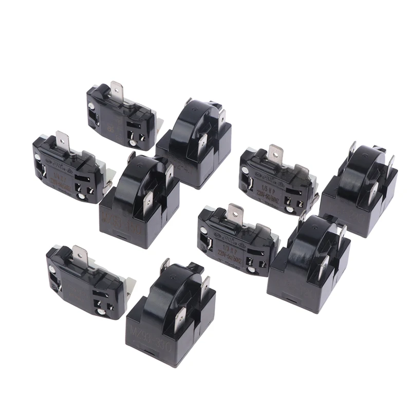 PTC Starter Relay Refrigerator Starter Relay Refrigerator Overload Protector Compatible with Refrigerator Compressor,Freezers