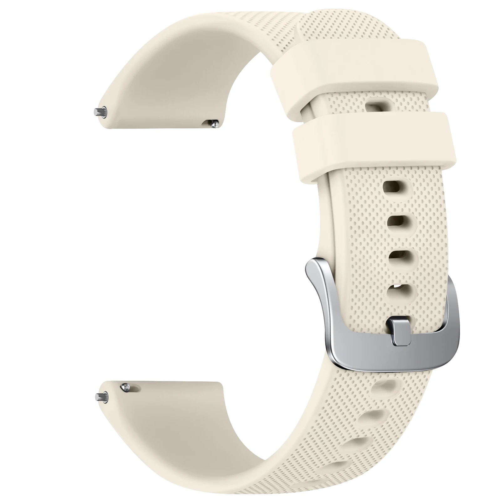 Elegant 18mm Silicone Watch Strap