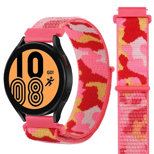 Camouflage Nylon Loop Sport Strap - 22mm Watch Band