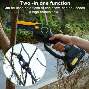 Brushless Telescopic Pole Electric Mini Chainsaw 1