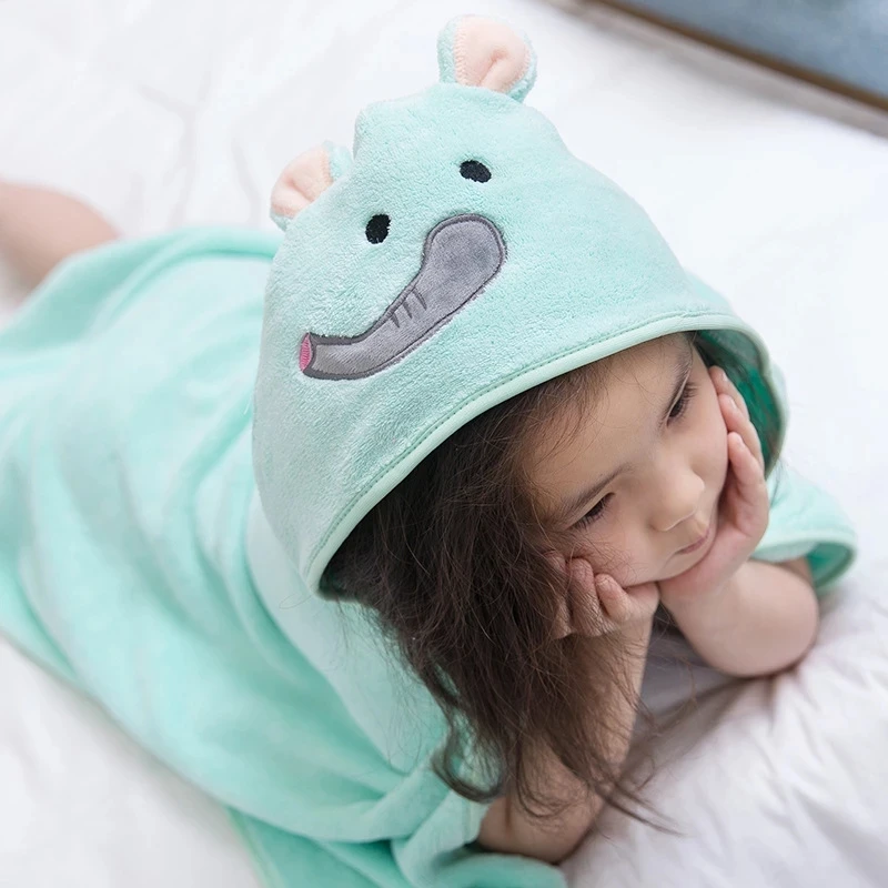Bath Towel 90*90CM Cartoon Animal Children