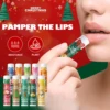 10PCS/Box Christmas gift box, lip balm set, deeply hydrating lip moisturizer, lip color brighten, gift to women 3