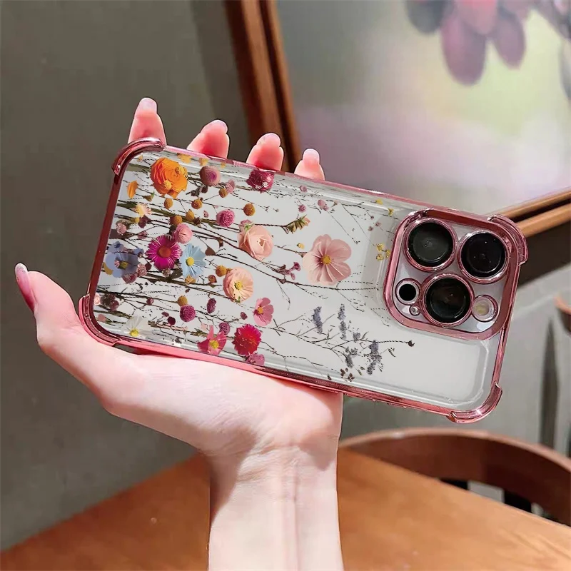 Retro Small Flowers Phone Case Cover