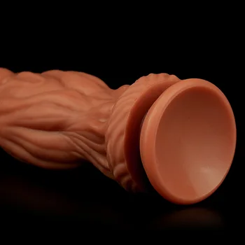 Liquid Silicone Penis Realistic Animal Dildo Healthy Monster Dildo Lesbian Sex Toy for Women Anal Toy with Suction Cup Sex Toys 3