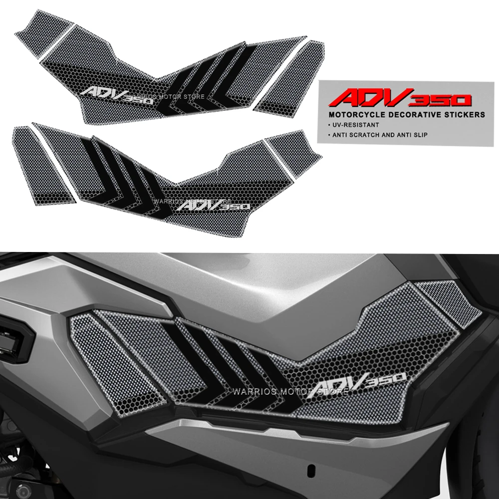 For HONDA ADV350 ADV 350 2022 2023 3D Epoxy Sticker Motorcycle Body Sticker Non-slip Decorate Sticker