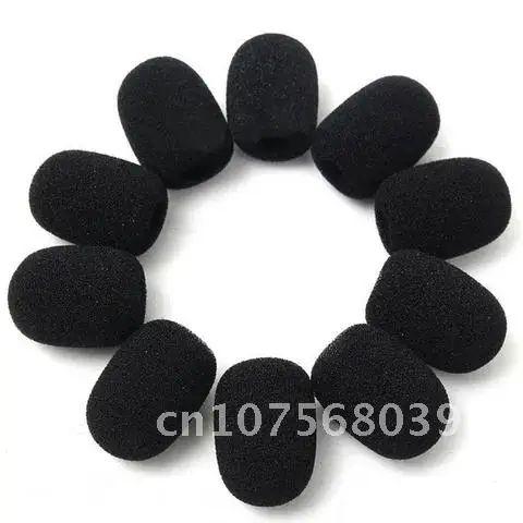 

5pcs/lot Foam Microphone Cover Replacement Mic Cover Windscreen Windshied Headset Telephone Headset 35*25*10mm