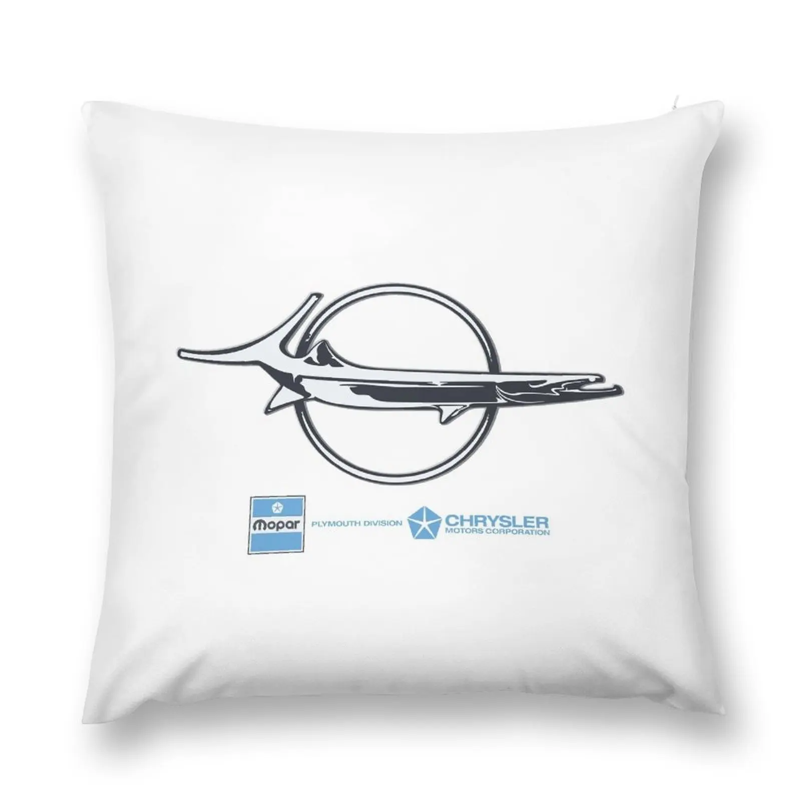 

Plymouth Barracuda Emblem Throw Pillow Cushion Cover Sofa Cover Decorative pillow case