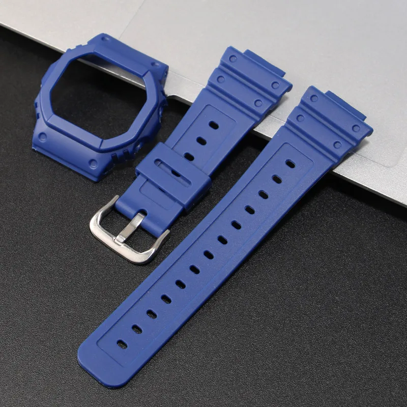 Enhanced Silicone Watch Strap for G-SHOCK Small Square Watches