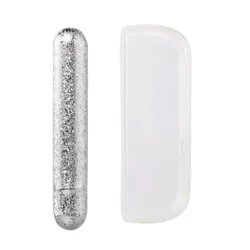 2 - in - 1 Transparent TPU Soft Cover with Crystal Margherita Design Lightweight Protective Shell (Silver)