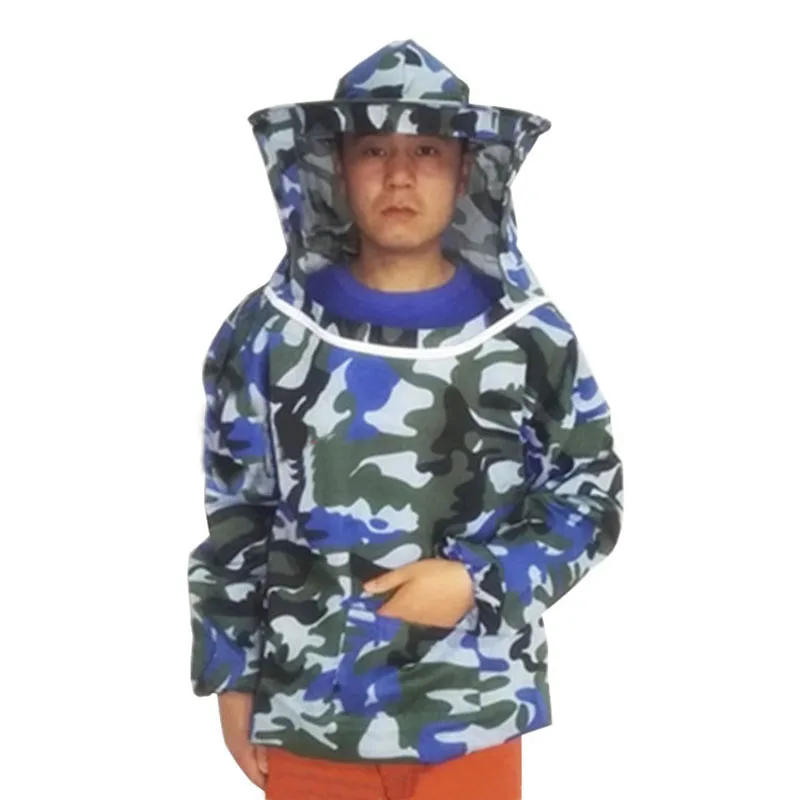 Beekeeping Jacket Veil Smock Protective Equipment Bee Keeping Hat Coat Suits Hot