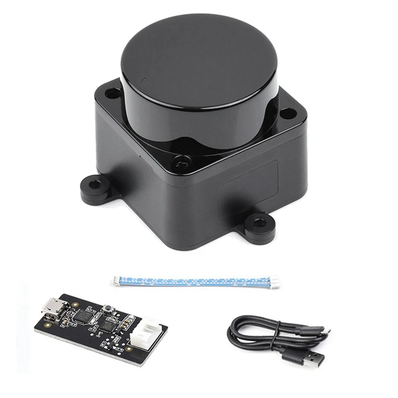 

1 PCS For DTOF Lidar LD19 Radar Kit 360° Ranging Radar Scanner Frequency 4500Hz Resistance TOF Flight Time Ranging Sensor