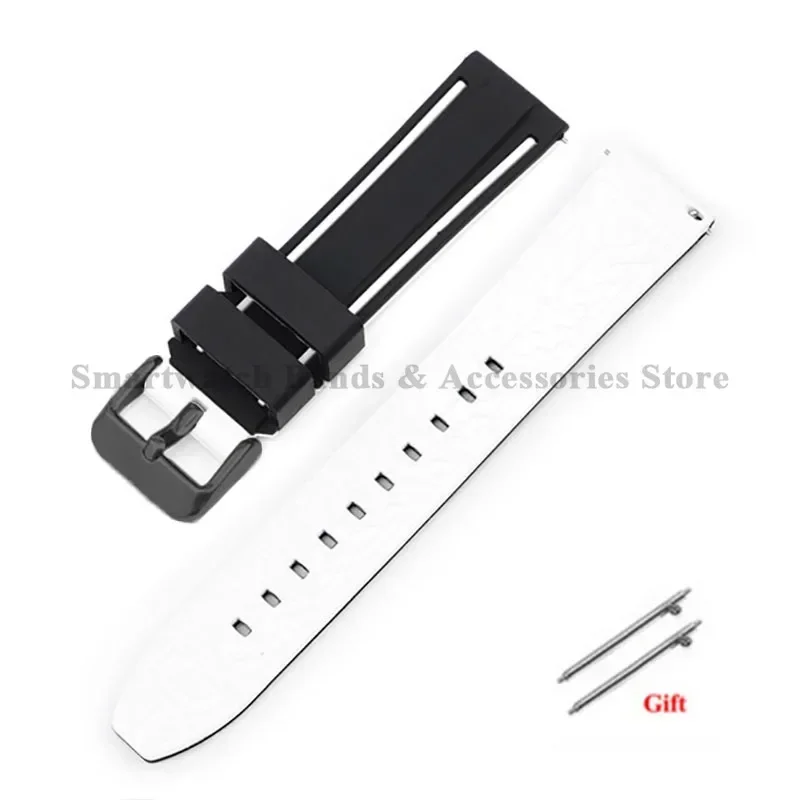 Silicone Quick Release Universal Watch Strap - Men's & Women's Replacement Wristband