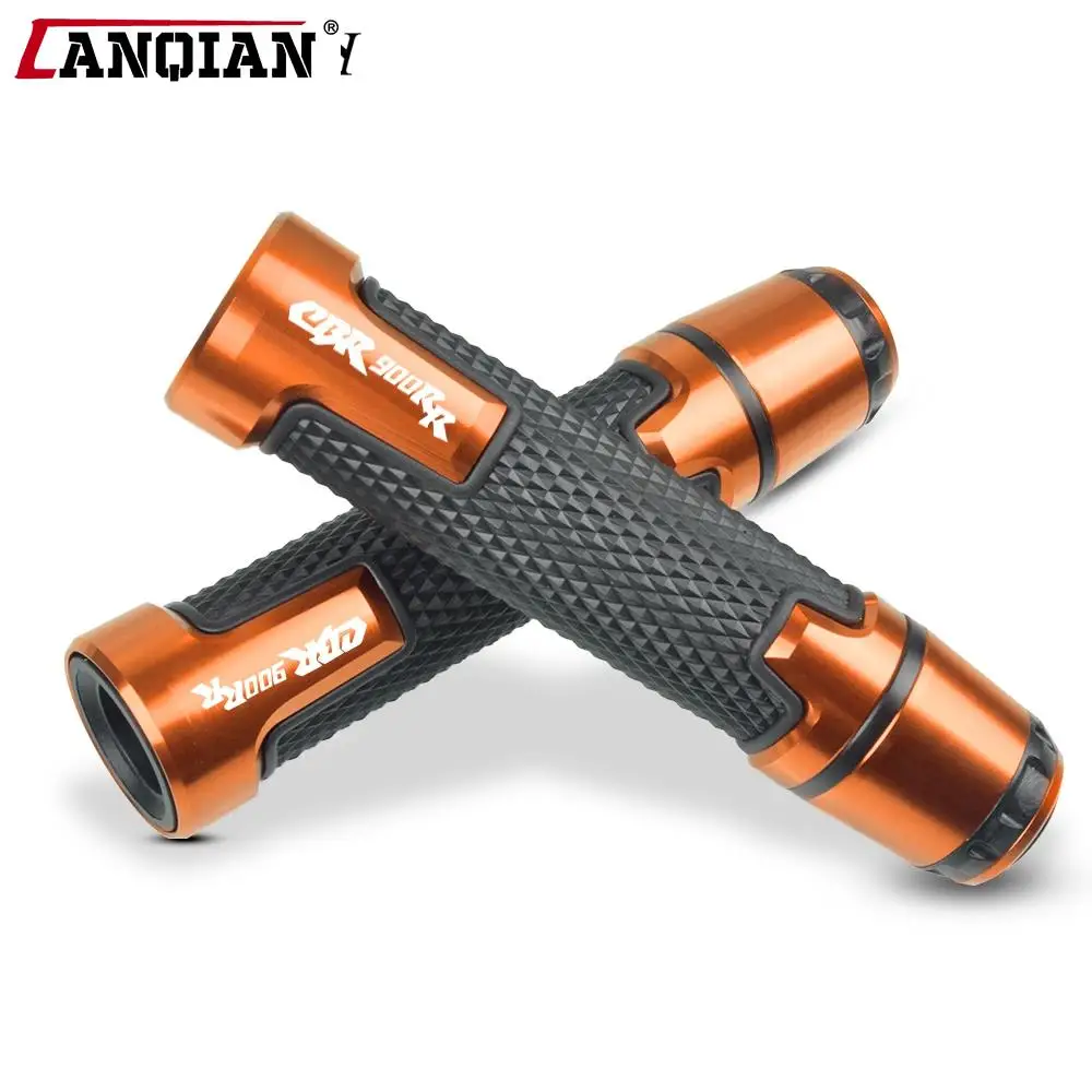 

7/8'' Motorcycle Aluminum Plastic Handle Grips With Logo For HONDA CBR900RR CBR 900RR 1993 1994 1995 1996 1997 1998 1999