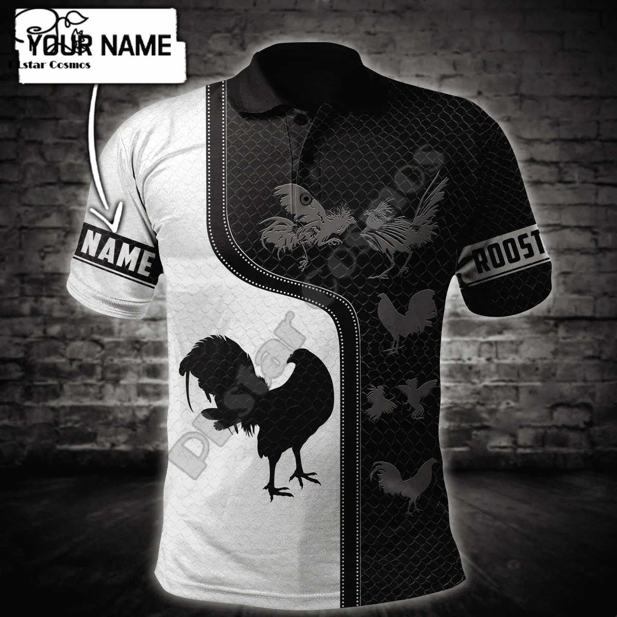 

PLstar Cosmos Beautiful Rooster 3D Print 2022 New Fashion Summer Men Polo Shirs Short-Sleeve Male Casual Wear Brand T-Shirt R36