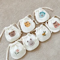 Lovely Baby Shoulder Bag Children Coin Purse Handbag Small Coin Box Bag Cute Bear Dinosaur Kids Money Bag 12X10cm 1